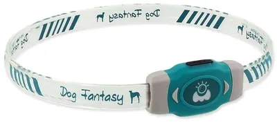 Produktbild von Dog Fantasy LED Halsband Leuchtend mehrfarbig wiederaufladbar M 50cm