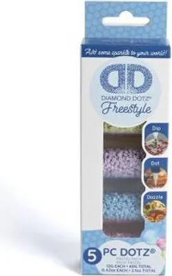 Obrázok produktu pre DIAMOND DOTZ® Príslušenstvo na maľovanie diamantov voľným štýlom, okrúhla diamantová mozaika