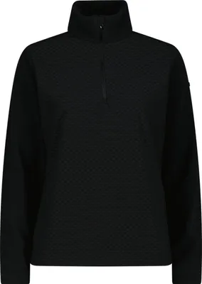 Produktbild von CMP Damen Half Zip Sweatshirt aus Arctic Fleece schwarz 38