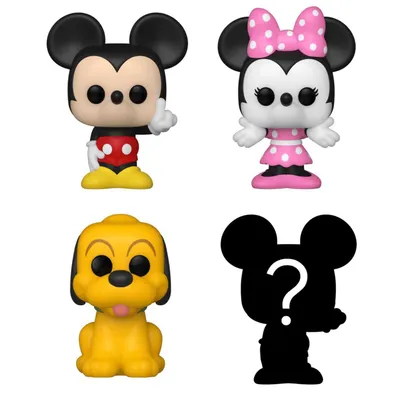 Productafbeelding van Mickey, Minnie, Pluto and mystery chase - Funko Bitty Pop! - Disney Classics