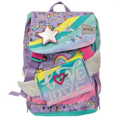 Immagine prodotto di GOPOP Zaino Scuola estensibile Love Auguri Preziosi