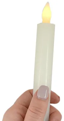 Produktbild von Cepewa Dinner Kerze - LED Beleuchtung - mit Timer - 25 cm