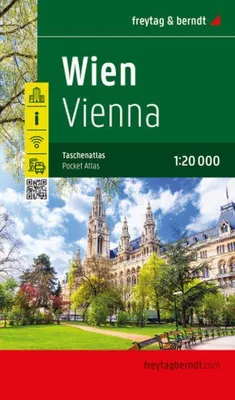 Produktbild von freytag & berndt Stadtatlas Wien, Taschenatlas 1:20.000