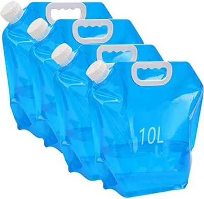 Produktbild von 5/10L Faltbarer Wasserkanister mit Dichtem Deckel,Flexibler Wasserkanister,5/10 Liter Faltbarer Wasserkanister Bpa-Frei für Outdoor Camping