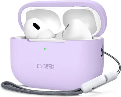 Zdjęcie produktu dla Tech-Protect Silicone Apple Airpods Pro 1 / 2 Lavender