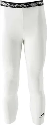 Productafbeelding van McDavid Compressiekleding met dubbele laag knieondersteuning, leggings, wit, maat M, voor heren, wit, maat M