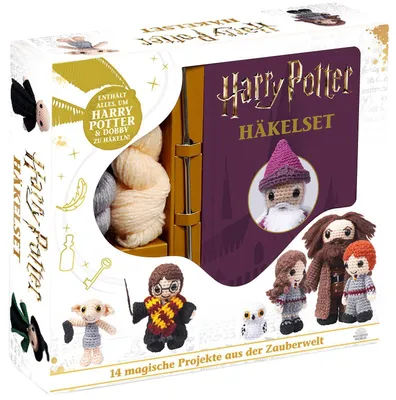 Produktbild von Harry Potter: Häkelset - 14 magische Projekte aus der Zauberwelt