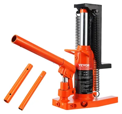 Produktbild von VEVOR Hydraulischer Zehenheber, 2,5 Tonnen/2268 kg Zehenheberlift, 5 Tonnen/4536 kg Oberliftkapazität Maschinenheber, 0,8-5,3 in/2-13,5 cm Zehenhöhe, 8,9-13,4 in/22,6-34 cm Oberhöhe, Luft-Hydraulik-Klauenheber für Maschinen, Industrie, Nicht drehbare Schale, 2.5 T