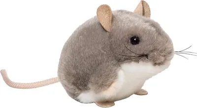 Produktbild von Teddy Hermann Maus grau 9 cm, Kuscheltier, Plüschtier mit recycelter Füllung