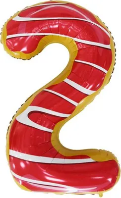 Zdjęcie produktu dla Balon foliowy nr 2, ok. 100 cm, pączek