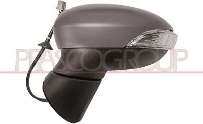 Produktbild von PRASCO FD3467324P Außenspiegel Seitenspiegel Links für FORD Fiesta Mk6 Schrägheck (JA8, JR8) Beheizt Asphärisch Grundiert Elektrisch