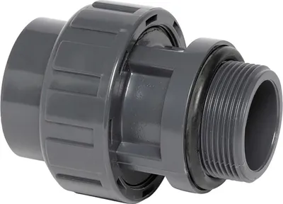 Produktbild von Steinbach PVC Übergangsverschraubung PN 10 D 50 / AG 1 1/2 O-Ring