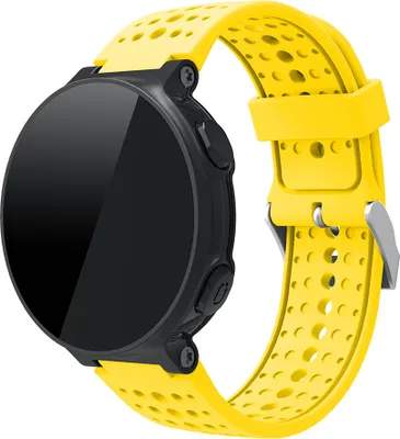 Produktbild von Strap-it Garmin Forerunner 735xt Silikonarmband (Gelb)