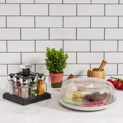 Immagine prodotto di Portaspezie rotante con 8 vasetti per spezie