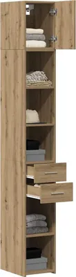 Obrázek produktu pro vidaXL Úložná skříň, 2 ks, dub Artisan, 30 x 42,5 x 225 cm