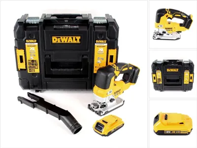 Zdjęcie produktu dla Wyrzynarka akumulatorowa DeWalt DCS 334 NT 18V bezszczotkowa + 1x akumulator 2.0Ah + TSTAK - bez ładowarki