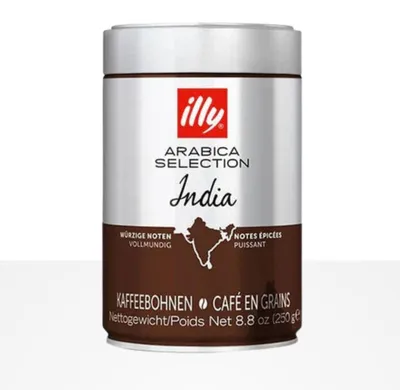 Produktbild von illy Arabica Selection Indien 6 x 250g Kaffeebohnen, 100% Arabica