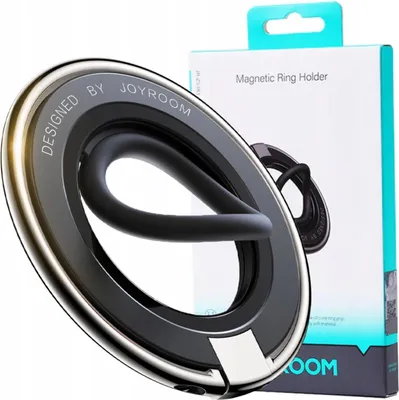 Image de JOYROOM Magnetic Metal Ring Joyroom JR-ZS383, Universal, Black