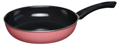Emaille Pfanne 28 cm, rosa, 2,5 l, für alle Herdarten