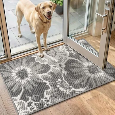 Immagine prodotto di Tappetino antiscivolo per interni, lavabile, colore grigio, 50x80 cm
