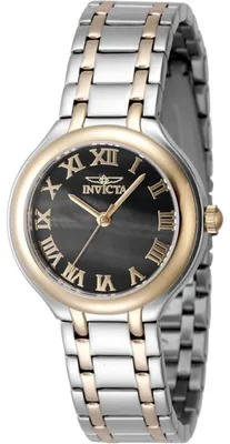 Productafbeelding van Invicta Wildflower 48233 - Dameshorloge - Quartz uurwerk - Roestvrij staal met parelmoer wijzerplaat - 32 mm