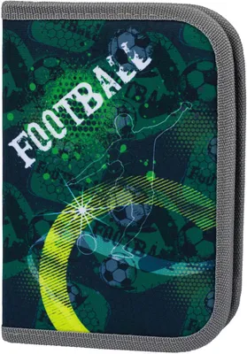 Image de Trousse scolaire classique à deux rabats Football