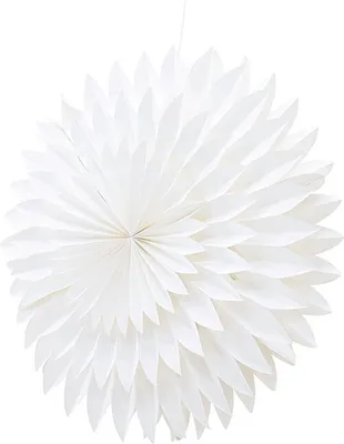 Produktbild von Storlien Weihnachtsstern mit Licht Papier Ø80 cm Pendelleuchte weiß.