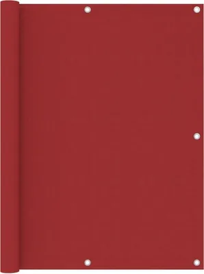 Produktbild von Balkon-Sichtschutz Rot 120x600 cm Oxford-Gewebe