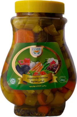 Produktbild von Pamir- Eingelegtes Gemüse netto Gewicht 2Kg Abtropfgewicht 1,15 Kg