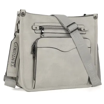 Produktbild von Umhängetasche Damen, Handtasche Damen mittelgroß, Schultertasche Crossbody Bag mit Verstellbarer, abnehmbarer Schultergurt