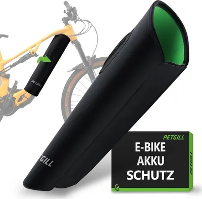 Produktbild von E Bike Akku Schutzhülle 30-54cm Transportschutz Kälte Schmutz erhöht Laufzeit Schwarz