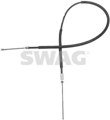 Produktbild von SWAG Handbremsseil Seilzug Feststellbremse passend für PEUGEOT 306 Schrägheck (7A, 7C, N3, N5) Hinten Rechts 62 91 7915