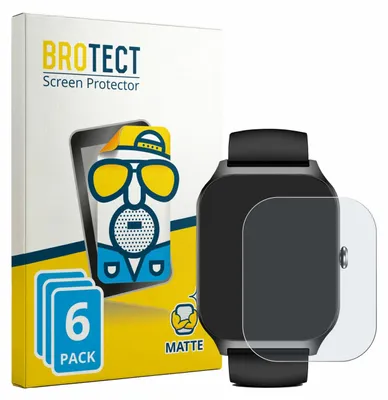 Produktbild von 6x BROTECT Schutzfolie für Kriutefy Smartwatch 1.83" Displayschutz Displayschutzfolie Folie Matt Entspiegelungsfolie