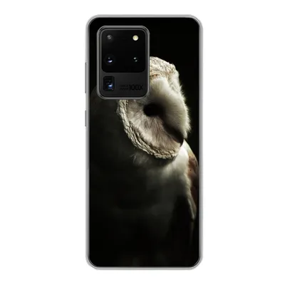 Produktbild von MuchoWow® Handyhülle Schutzhülle Hülle für Samsung Galaxy S20 Ultra Eule - Vogel - Porträt Silikon Softcase Handy Hülle - Karteninhaber
