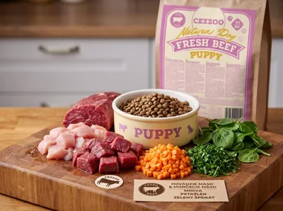Obrázok produktu pre CEZZOO Natura Dog Fresh Beef Puppy 10kg