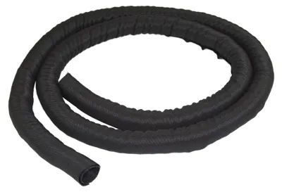 Produktbild von StarTech.com 2m Kabelschlauch - Flexibel gewickelter Kabel-Bündelschlauch - Ø 2,5 bis 4 cm - Selbstschließender Polyester-Mantel - Schwarz zuschneidbare Kabelführung, Kabelmuffe, Nylon, Polyester, Schwarz