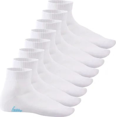 Produktbild von Footstar EVERYDAY! Damen & Herren Kurzschaft Socken mit Frottee-Sohle (8 Paar) - Weiß 43-46