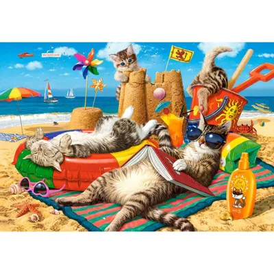 Produktbild von Castorland Summer Vibes, 1000 Stück(e), Tiere, 9 Jahr(e)