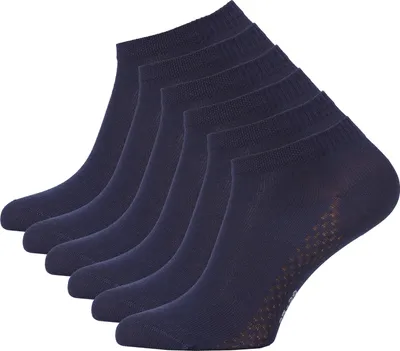 Produktbild von Cotton Prime® 6 Paar Sneaker Socken aus Bambus Kurze Socken für Damen & Herren 39-42 marineblau