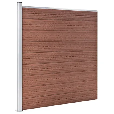 Obrázek produktu pro vidaXL Zahradní plot WPC 175x186 cm hnědý