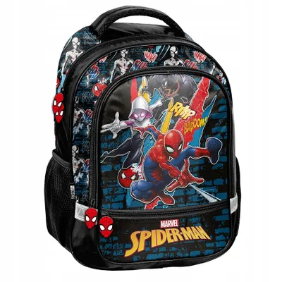 Produktbild von Schulrucksack SPIDER-MAN schwarz 19L