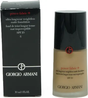 Produktbild von Giorgio Armani Power Fabric+ ultra longwear weightless matte Foundation 6 30ml