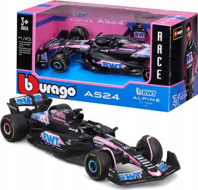 Produktbild von Bburago 1:43 RACE Formel F1 – BWT Alpine F1 Team A524 (2024) #31 (Esteban Ocon)