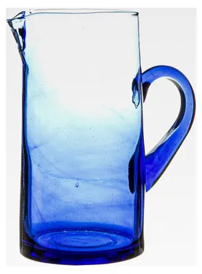 Produktbild von Jebel Recyclingglas Krug - 1L - Blau