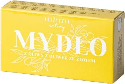 Produktbild von OLIVENÖL-SEIFENSTÜCK MIT GOLD 100 g – KOSZYCZEK NATURY