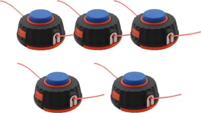 Produktbild von 5x Trade-Shop Trimmerkopf Mähkopf Fadenspule M10 x 1,25mm Linksgewinde kompatibel mit Honda Husqvarna Victus NAC Mitsubishi NAX Parkside Freischneider
