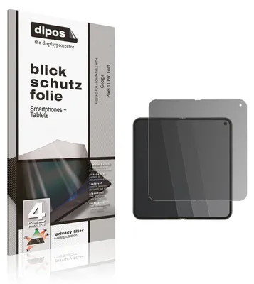Image de Protection écran de Confidentialité pour Google Pixel 11 Pro Fold Face extérieure Protecteur Anti-Espion dipos