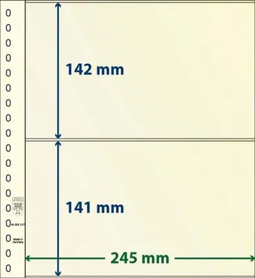 Produktbild von Lindner dT802217P dT-Blanko-Blatt 5er Pack