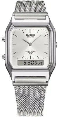 Image de Casio Vintage Hommes/Femmes Argent Casio-AQ-230EM-7AEF