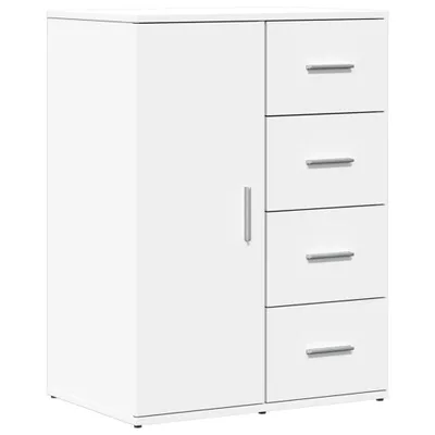 Image de Buffet blanc 59x39x80 cm bois d'ingénierie